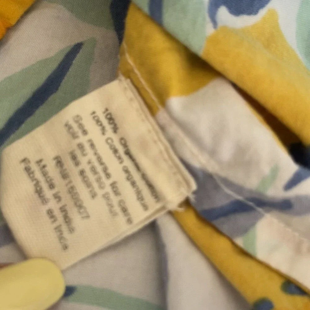 Printfresh Citrus Grove Pajama Set - White and Blue - Picture 7 of 10